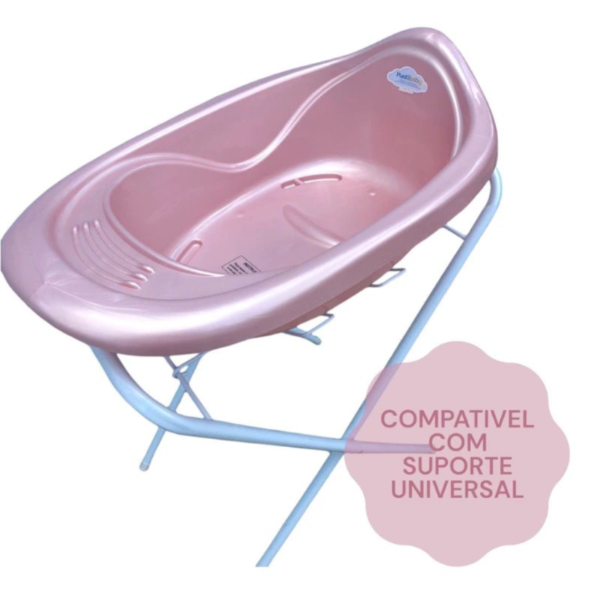 Banheira de bebe 22L Resistente Infantil Menina Menino Design Anatômico - Imagem 2